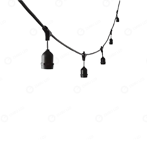VARAL DE LUZES 5 METROS C/ 5 SOQUETES E27 - IP66
