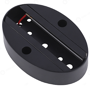 MINI TRILHO ELETRIFICADO OVAL PRETO