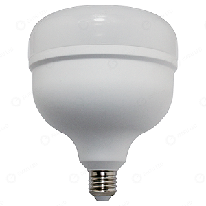 LÂMPADA LED BULBO ALTA POTENCIA T100 50W - BRANCO QUENTE