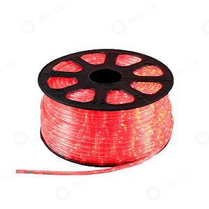 MANGUEIRA CHATA 5050 60LEDS/M 6MM IP65 110V VERMELHO