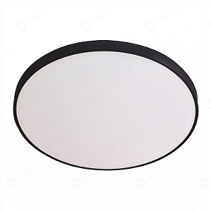PLAFON LED DUALIS PRETO SOBREPOR 40x40 - 36W