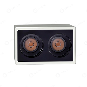 SPOT LED SOBREPOR MATRIX 2+2W -BRANCO QUENTE
