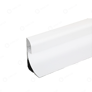 PERFIL ALUMINIO RODAPÉ 2METROS  BRANCO SOBREPOR