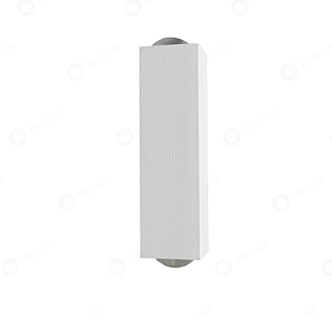 ARANDELA MINI BRANCO 2 FACHOS 3+3W - 3000K IP54