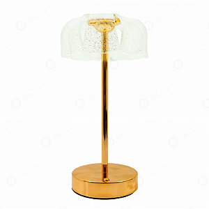 ABAJUR LED ACRÍLICO FLOME 3W ROSE GOLD