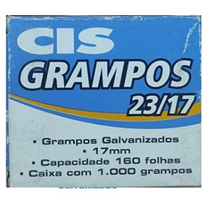 Grampo 23/17 C/1000 Cis