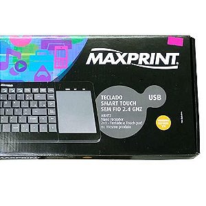 Teclado Smart Touch sem Fio, Maxprint