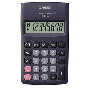 Calculadora casio hl-815l preta 8 digitos
