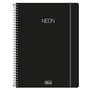 Caderno Neon 160 folhas 10x1