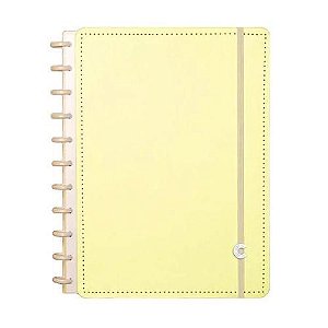 Caderno Inteligente Amarelo Pastel Tam Medio