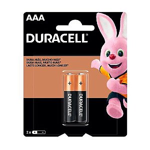 Pilha Duracell Aaa - Palito C/02 Unds.