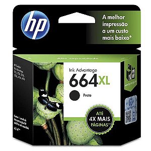 Cartucho Hp F6v31ab (664xl) Preto