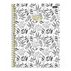 CADERNO 1/4 BACK BLACK FORONI