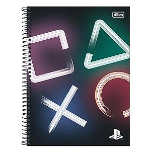 Caderno Universitário PlayStation 1 Matéria 80 Folhas
