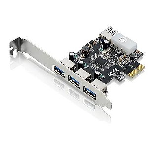 Placa USB PCI Express 4XUSB 3.0 GA130 Multilaser