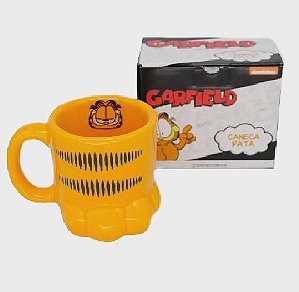 Caneca 350mL Pata Garfield 3D - Zona Criativa