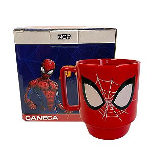 Caneca Spider-Man 400ml Zona Criativa