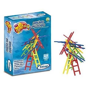 Brinquedo Jogação Equilíbrio das Escadas Sem Derrubar Xalingo - 13743
