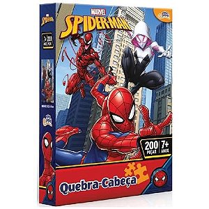 Quebra Cabeça Marvel Spider Man 200 peças da Toyster