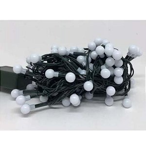 Pisca 100 Leds Cerejinha 8 Funções Luz Colorida Fio Verde 8 metros 127V