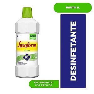 Desinfetante Uso Geral Citrus Lysoform Frasco 1L