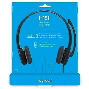 Headset Stereo H151 Preto - Logitech