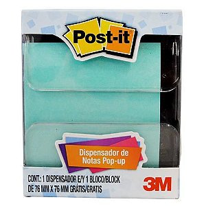 Post-It Kit Aparelho Pop-up com 1 bloco de 90 folhas 3M