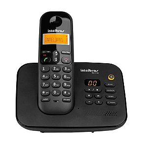 Telefone Sem Fio Intelbras TS3130 com Secretária Eletrônica Preto