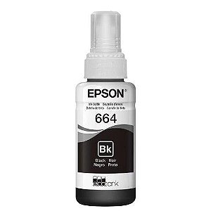 Refil De Tinta Epson Preto T664120 70ml