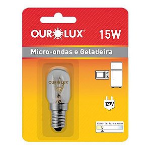 Lâmpada Ouroluz Micro-ondas e Geladeira 15w 127v Ourolux