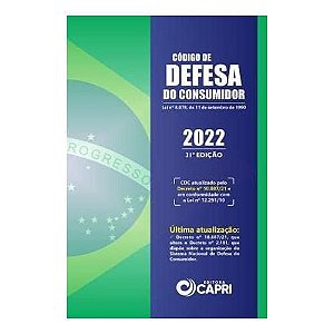 Livro Codigo de Defesa do Consumidor 2022 (Em Portugues do Brasil)