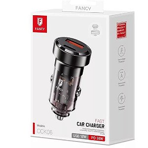 Carregador Veicular 36w Fancy Fast Charger