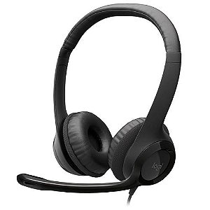 Headset com fio USB Logitech H390 - Preto