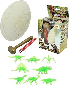 Dino Fossil Escavacao Ovo Sortido, DM Toys DMT5754