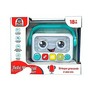 Bebê Musical Gravador 6009 - Braskit