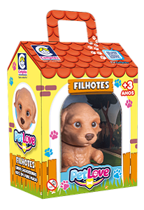 Boneco - Cachorrinho Golden ( 2668 ) COTIPLAS