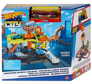 Hot Wheels City Estação de Lavagem HDR27 - Mattel