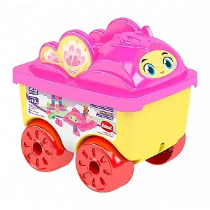 Blocos de Montar Blocolândia Carro Encantado 25 pçs MK440 - Dismat