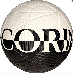 Bola de Futebol Corinthians Nº 5 Cinza e Preta
