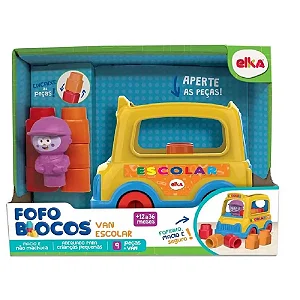 Fofo Blocos Van Escolar Elka 1211