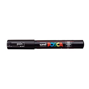 Caneta Uni Ball Posca Pc-1M Preta