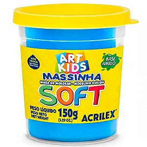 Massa Soft Azul 150G Acrilex