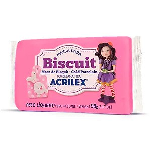 Massa Biscuit 90G 542 Rosa Escuro Acrilex