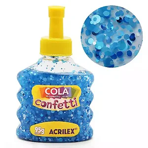 Cola Confetti Ceu Estrelado 95G 024950221 Acrilex