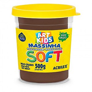 Massa Soft 500Grs 814 Chocolate Acrilex