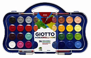 Aquarela Mini C/36 Cores Giotto