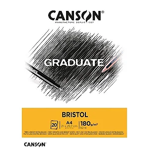 Bloco Graduate Bristol A4 20fls 180grs C400110383