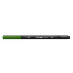 Caneta Cis Dual  Brush Verde Oliva 08