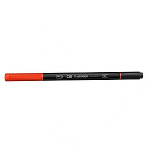 Caneta Cis Dual  Brush Vermelha Cl 17
