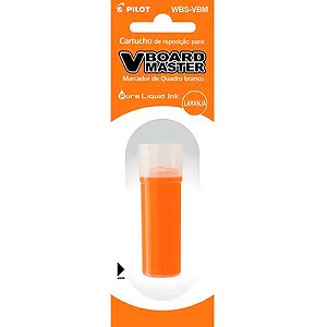 Refil P/Marcador Quadro Br Wbm Laranja